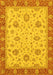 Oriental Yellow Traditional Rug, abs3868yw