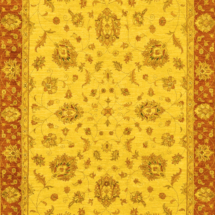 Oriental Yellow Traditional Rug, abs3868yw