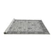 Sideview of Machine Washable Oriental Gray Traditional Rug, wshabs3868gry