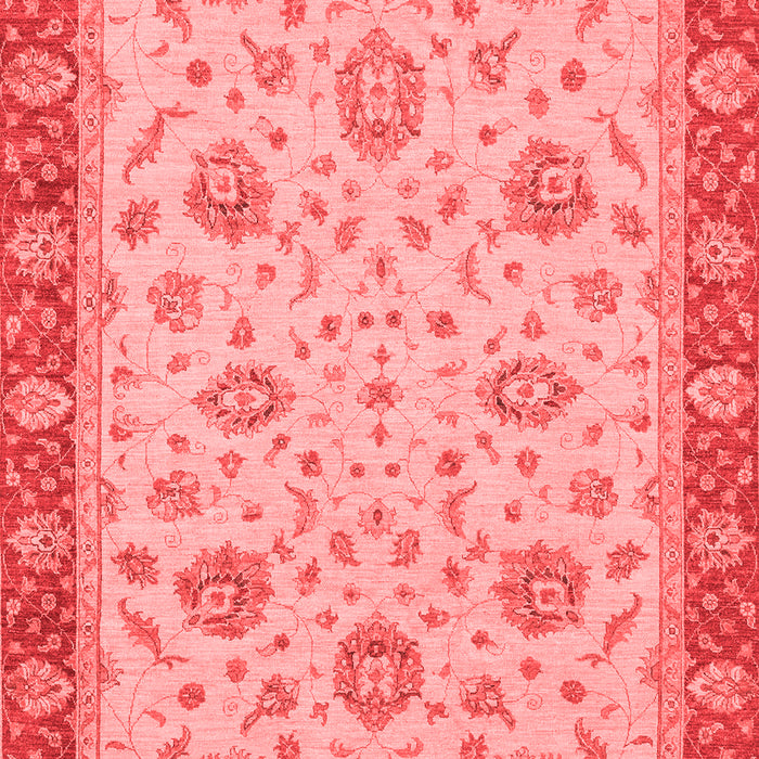 Machine Washable Oriental Red Traditional Rug, wshabs3868red