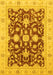 Oriental Yellow Traditional Rug, abs3869yw