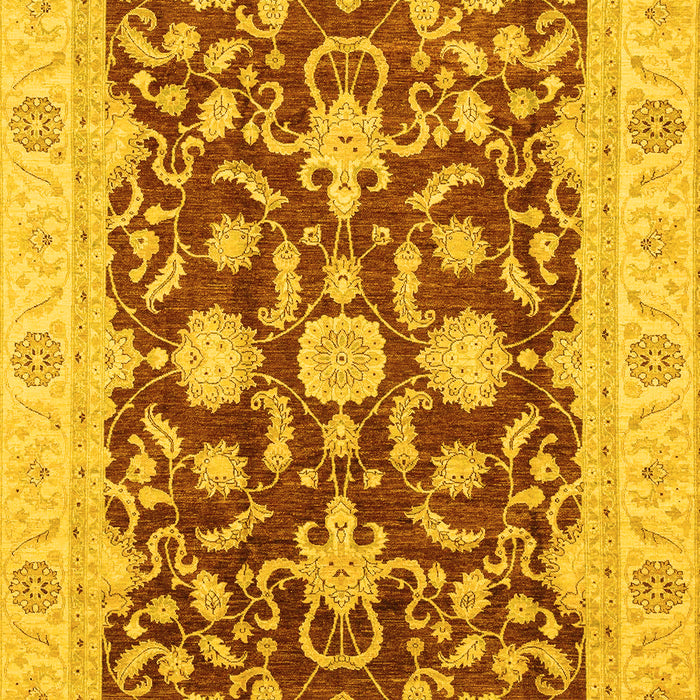 Oriental Yellow Traditional Rug, abs3869yw