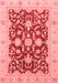 Oriental Red Traditional Area Rugs