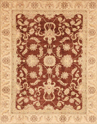 Machine Washable Abstract Red Rug, wshabs3869