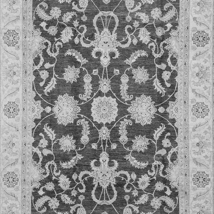 Machine Washable Oriental Gray Traditional Rug, wshabs3869gry
