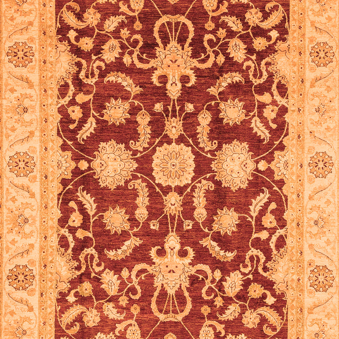 Oriental Orange Traditional Rug, abs3869org
