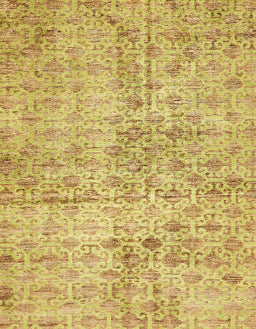 Abstract Cinnamon Brown Modern Rug, abs386