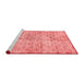 Modern Red Washable Rugs