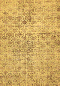 Abstract Brown Modern Rug, abs386brn