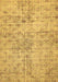 Abstract Brown Modern Rug, abs386brn