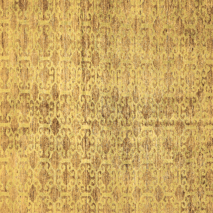 Square Machine Washable Abstract Brown Modern Rug, wshabs386brn