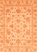 Abstract Orange Modern Rug, abs3870org