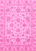 Abstract Pink Modern Rug, abs3870pnk