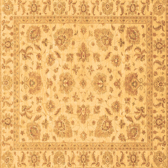 Square Abstract Brown Modern Rug, abs3870brn