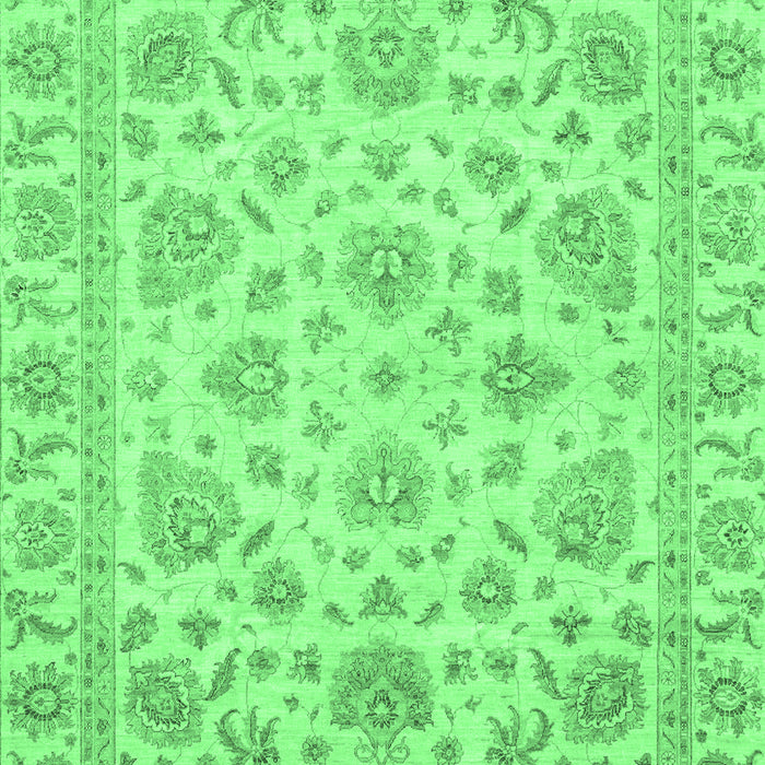 Machine Washable Abstract Emerald Green Modern Area Rugs, wshabs3870emgrn
