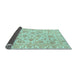 Sideview of Abstract Light Blue Modern Rug, abs3870lblu