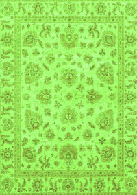 Abstract Green Modern Rug, abs3870grn