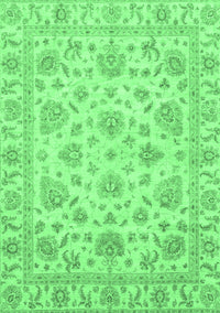 Abstract Emerald Green Modern Rug, abs3870emgrn