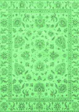 Abstract Emerald Green Modern Rug, abs3870emgrn