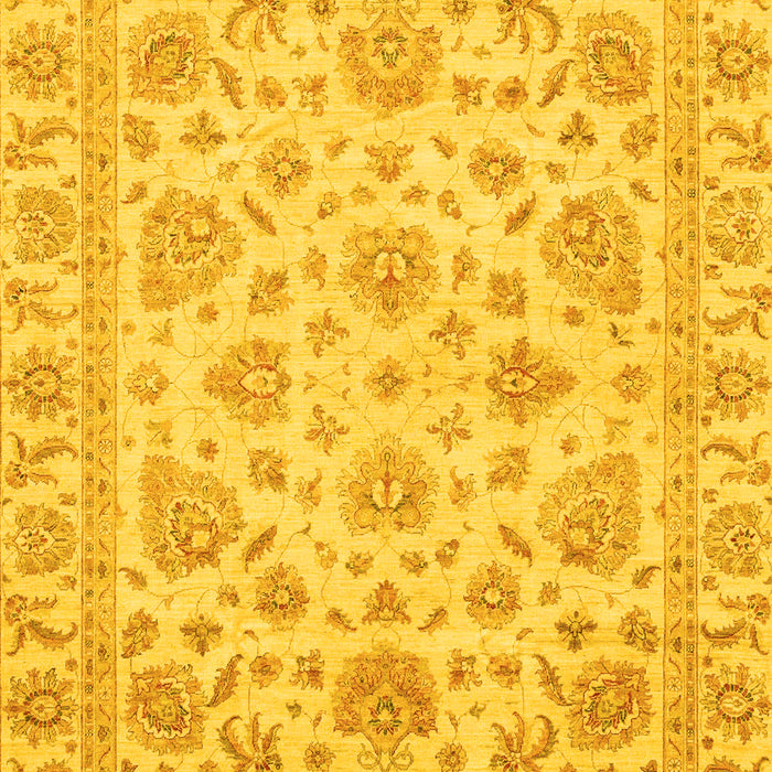 Abstract Yellow Modern Rug, abs3870yw