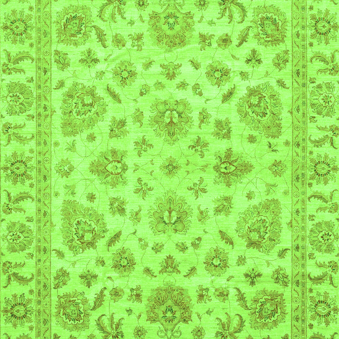 Machine Washable Abstract Green Modern Area Rugs, wshabs3870grn