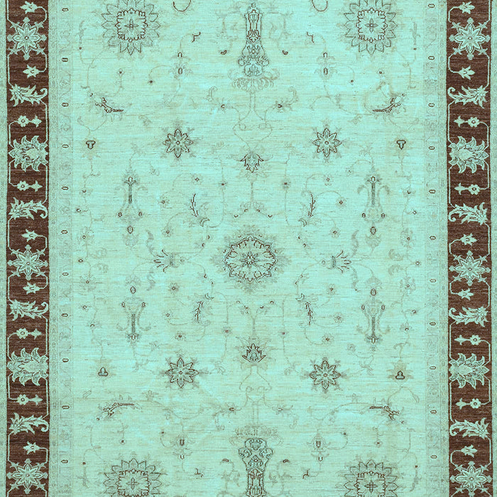 Oriental Light Blue Traditional Rug, abs3871lblu