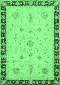 Oriental Emerald Green Traditional Rug, abs3871emgrn