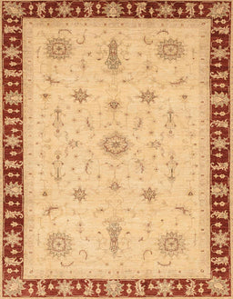 Abstract Chrome Gold Yellow Oriental Rug, abs3871