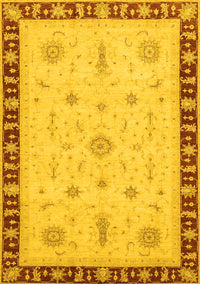 Oriental Yellow Traditional Rug, abs3871yw