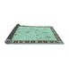 Sideview of Oriental Light Blue Traditional Rug, abs3871lblu