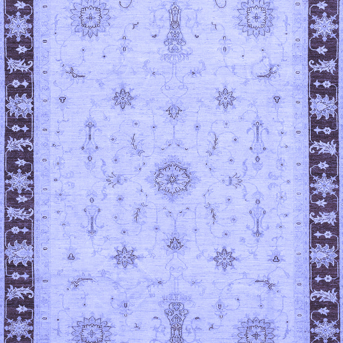 Machine Washable Oriental Blue Traditional Rug, wshabs3871blu