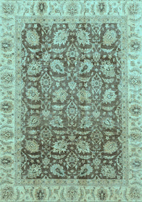 Oriental Light Blue Traditional Rug, abs3872lblu