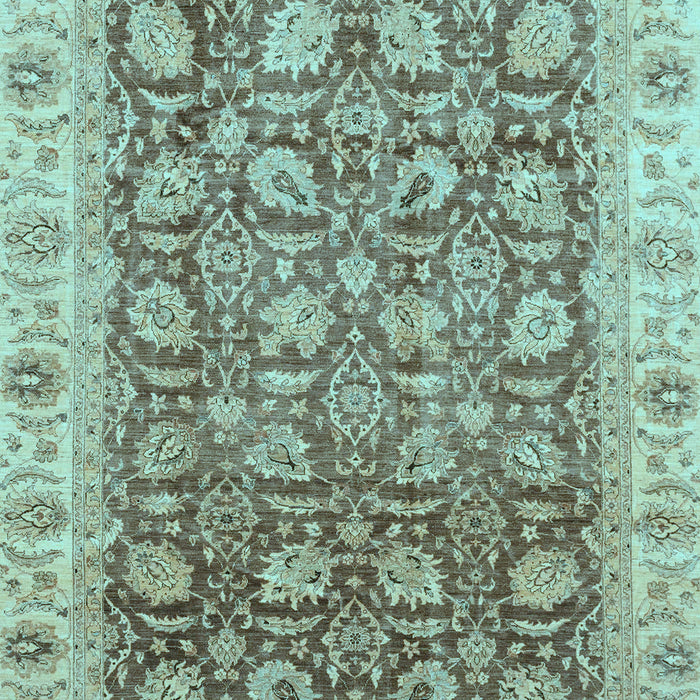 Oriental Light Blue Traditional Rug, abs3872lblu