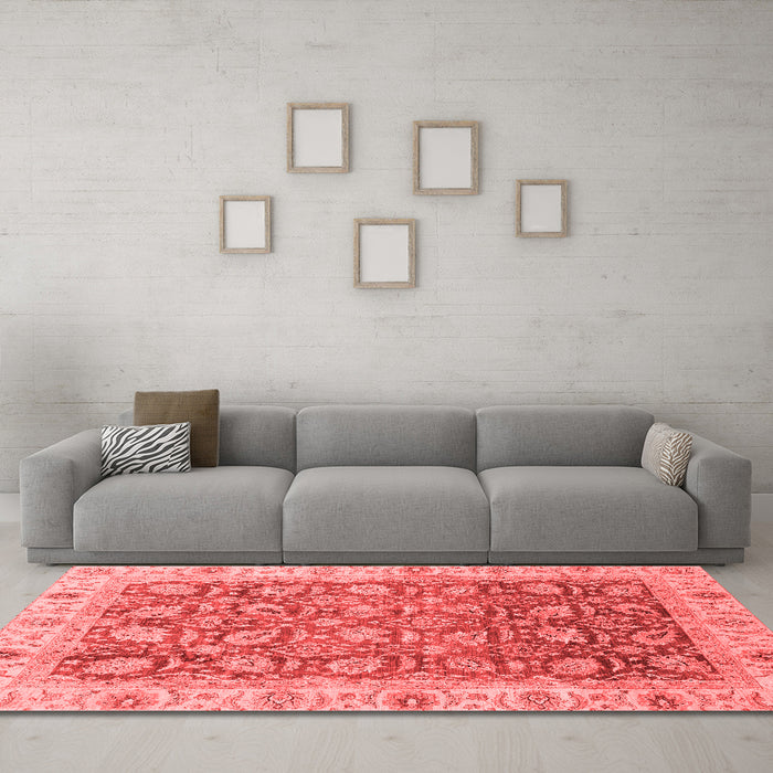 Traditional Red Washable Rugs