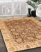 Machine Washable Abstract Red Rug in a Family Room, wshabs3872