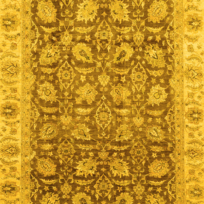 Oriental Yellow Traditional Rug, abs3872yw