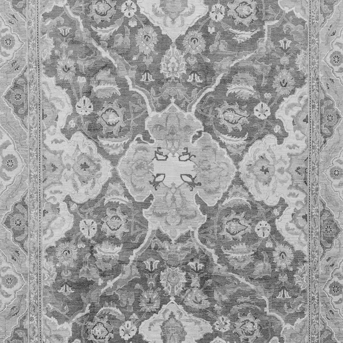Machine Washable Oriental Gray Traditional Rug, wshabs3873gry