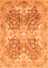 Oriental Orange Traditional Rug, abs3873org