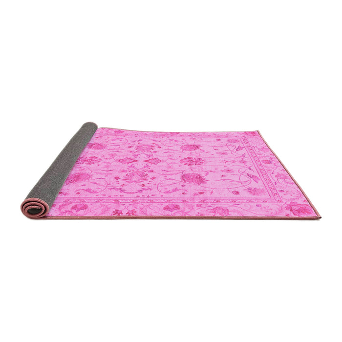 Sideview of Oriental Pink Traditional Rug, abs3874pnk