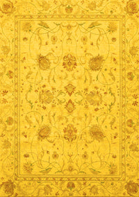 Oriental Yellow Traditional Rug, abs3874yw