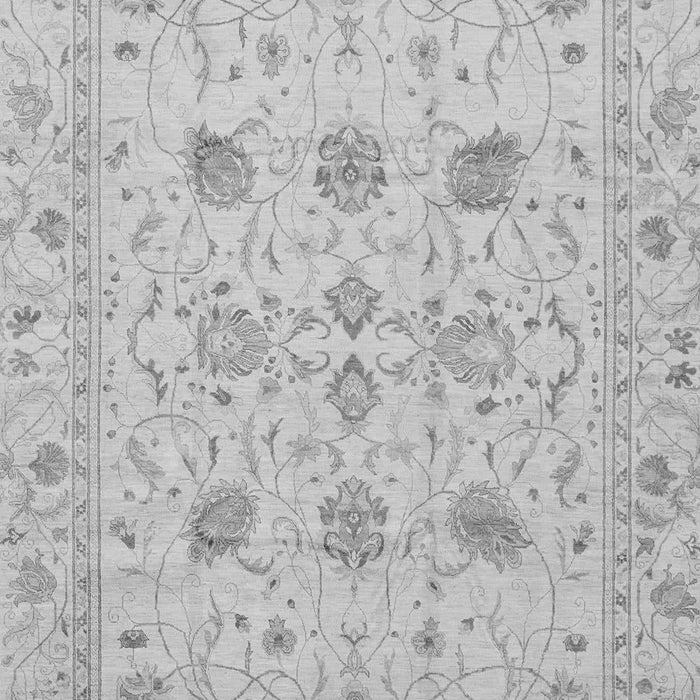 Machine Washable Oriental Gray Traditional Rug, wshabs3874gry
