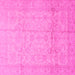 Square Oriental Pink Traditional Rug, abs3875pnk