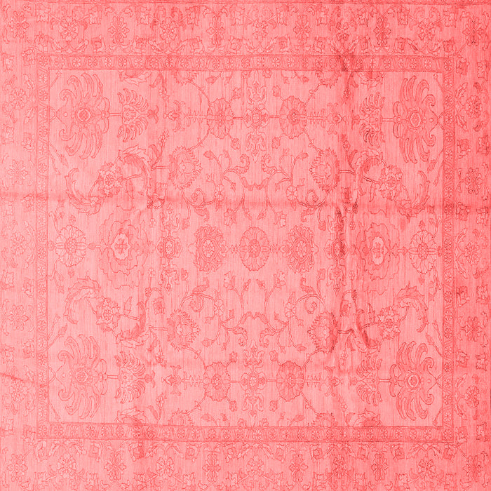 Machine Washable Oriental Red Traditional Rug, wshabs3875red