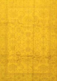 Oriental Yellow Traditional Rug, abs3875yw