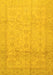 Oriental Yellow Traditional Rug, abs3875yw