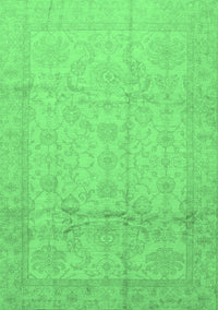 Oriental Emerald Green Traditional Rug, abs3875emgrn