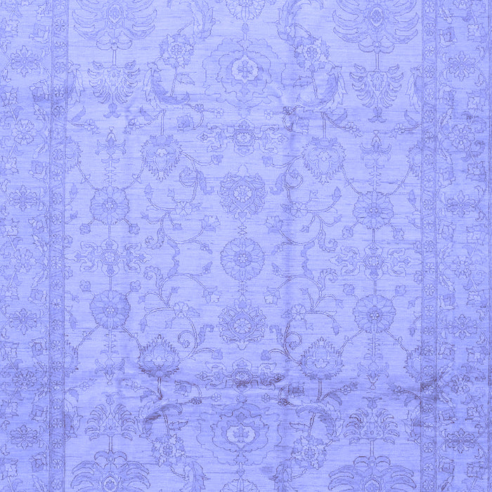 Machine Washable Oriental Blue Traditional Rug, wshabs3875blu