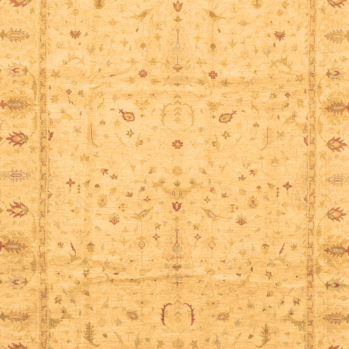 Machine Washable Oriental Brown Traditional Rug, wshabs3876brn