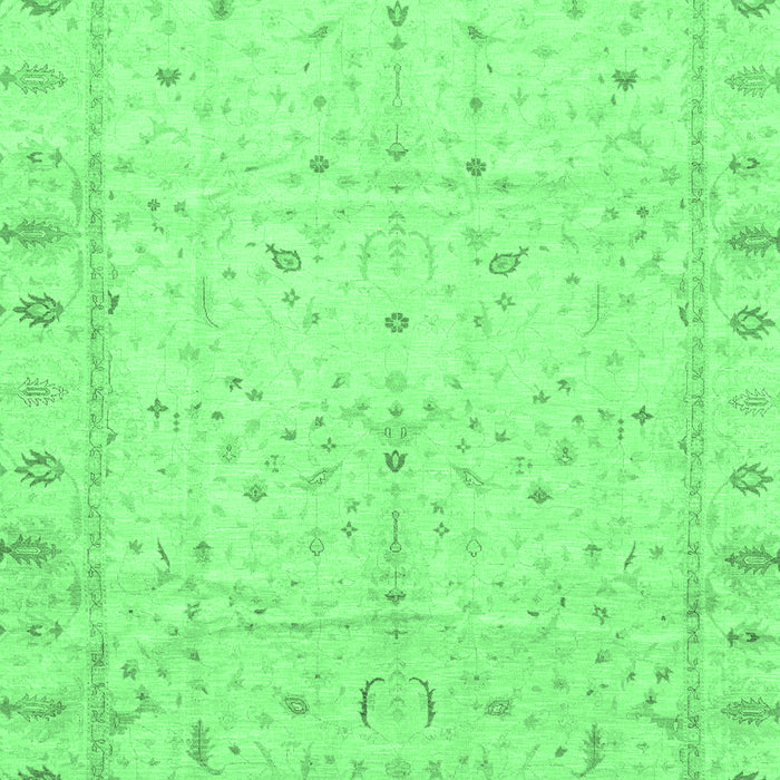Oriental Emerald Green Traditional Rug, abs3876emgrn