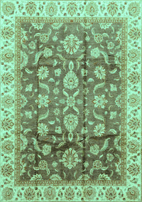 Oriental Turquoise Traditional Rug, abs3877turq